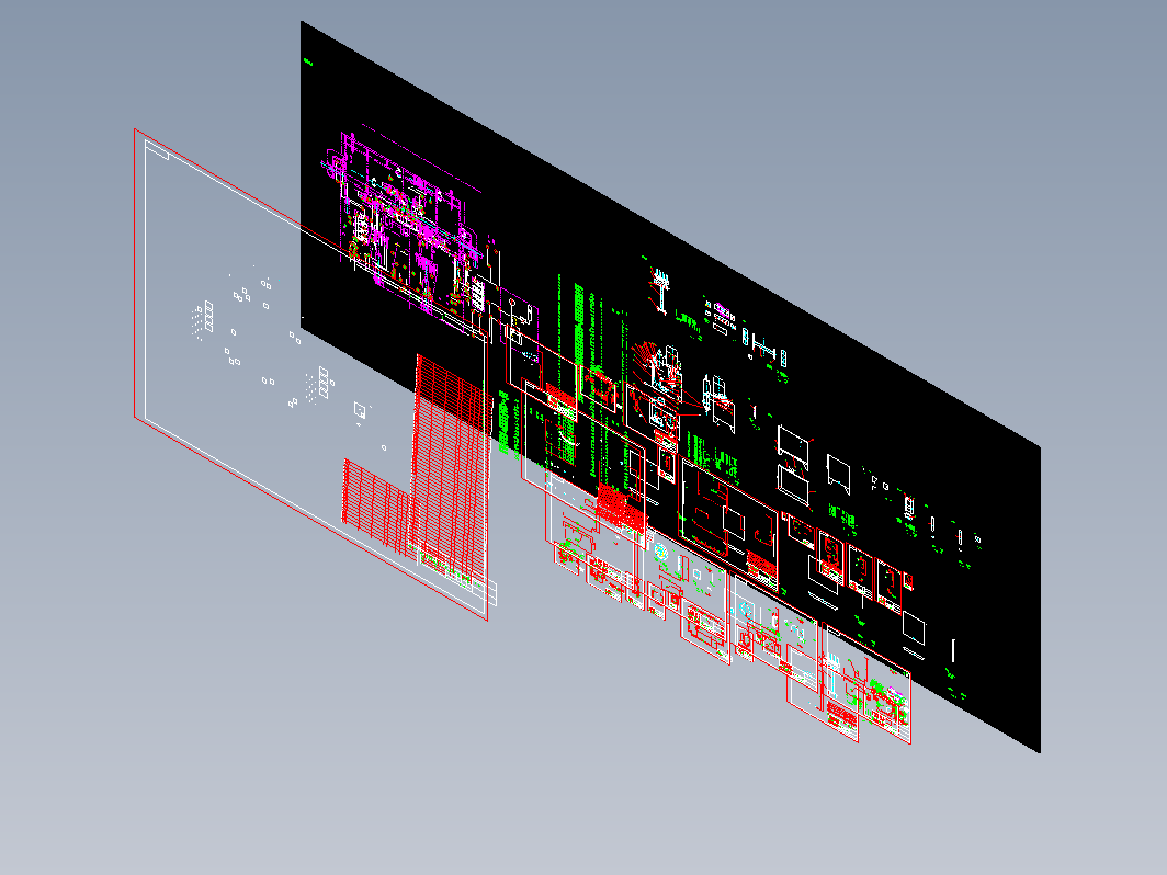 yy1000覆膜机液压系统CAD图纸