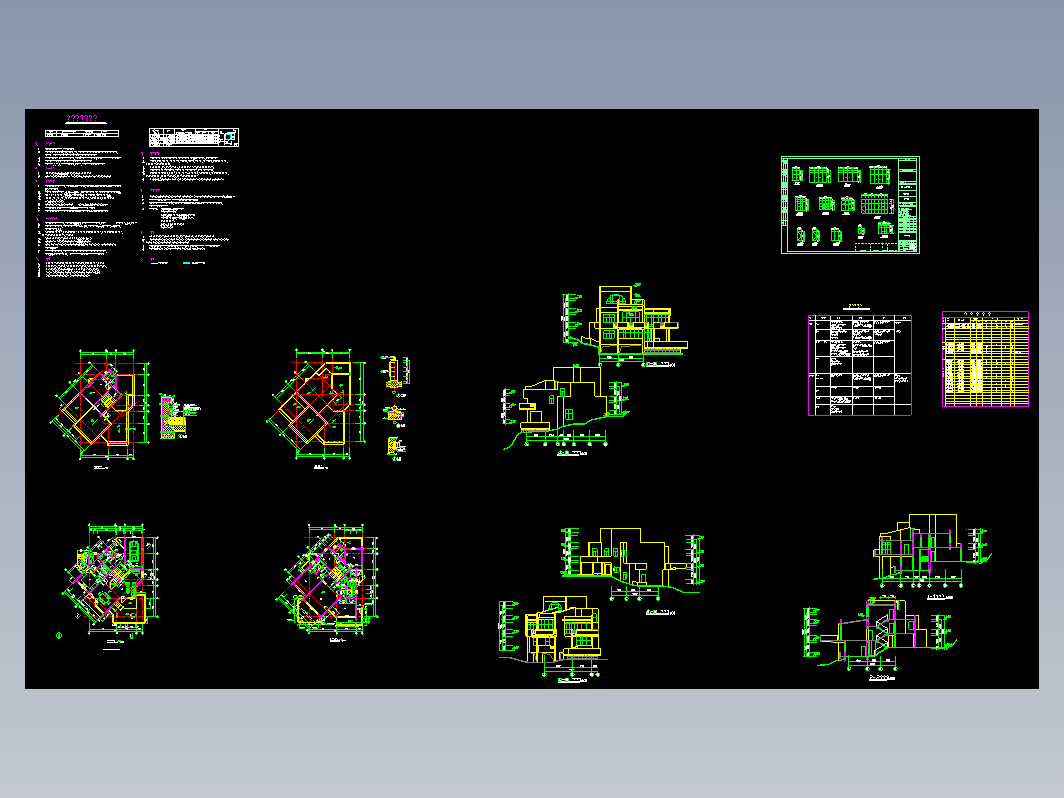 别墅排屋CAD-E-1