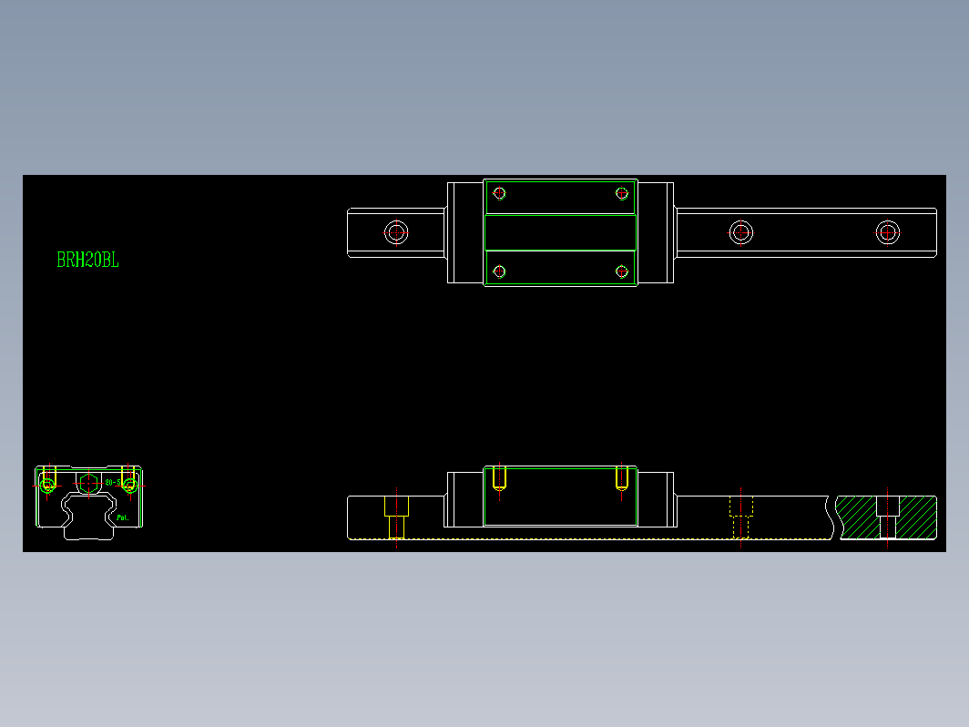 直线导轨BRH20BL