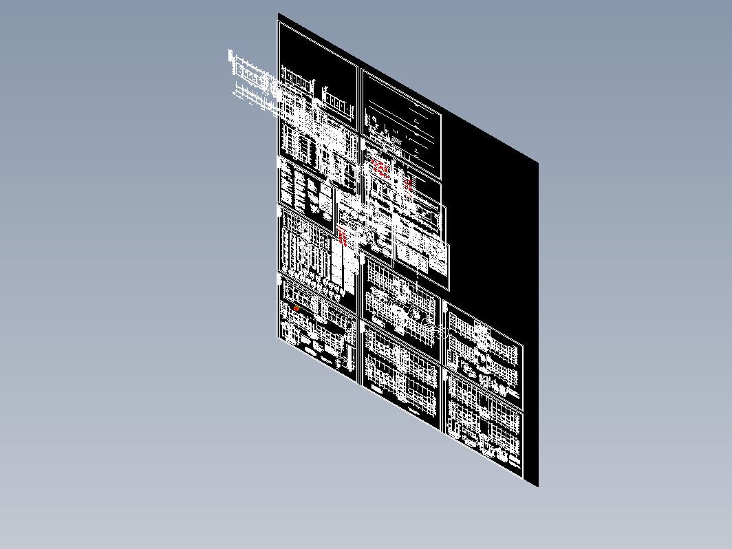 【5层】3294.6平米五层框架综合教学楼