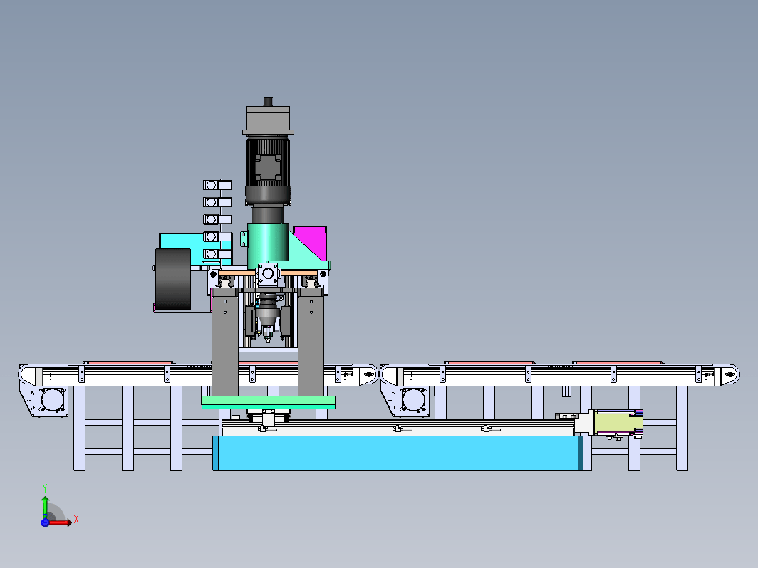 自动化三轴钻孔拉钉作业机构