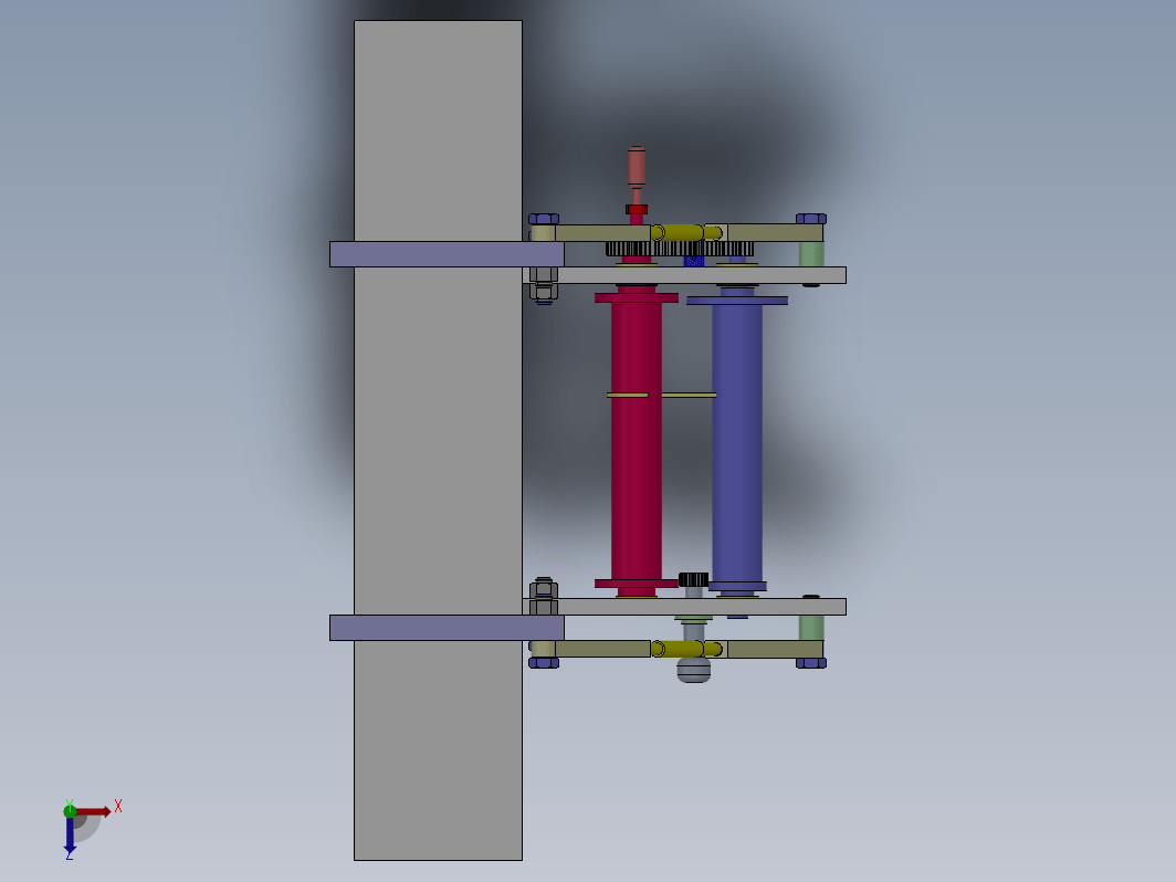 机械式高空逃生器设计三维SW2016带参+CAD+说明书