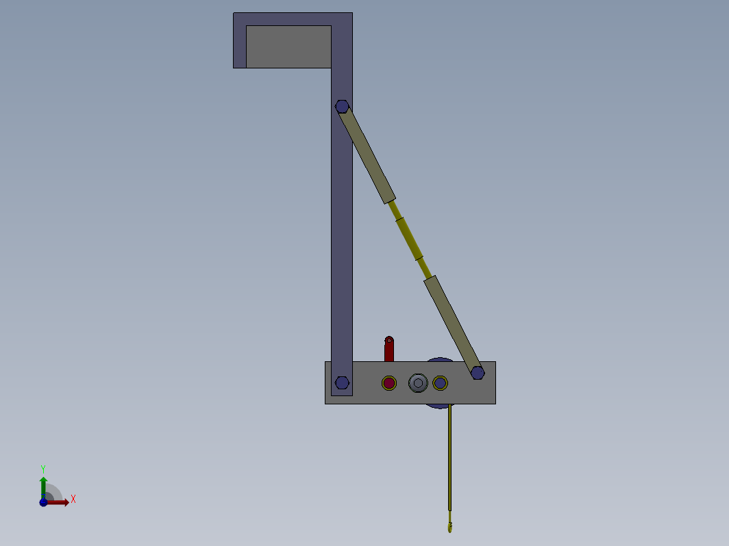 机械式高空逃生器设计三维SW2016带参+CAD+说明书