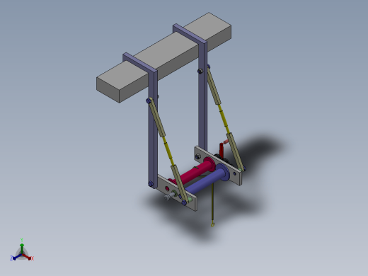 机械式高空逃生器设计三维SW2016带参+CAD+说明书缩略图