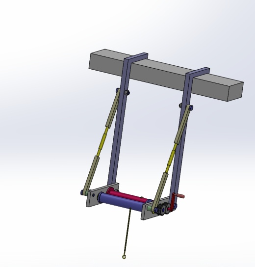 机械式高空逃生器设计三维SW2016带参+CAD+说明书缩略图