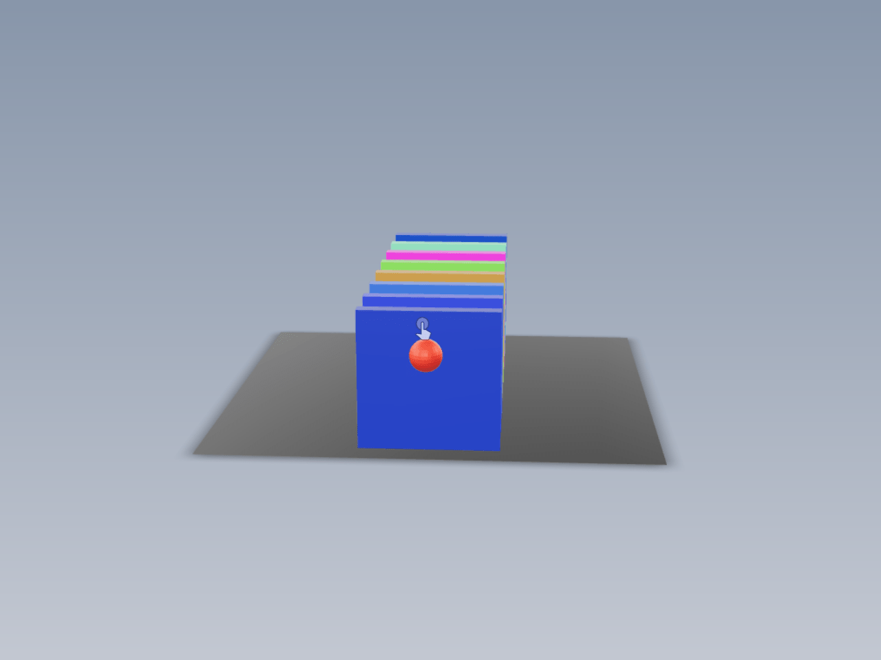 Blender 中的多米诺骨牌动画