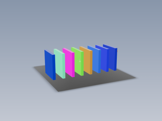 Blender 中的多米诺骨牌动画缩略图