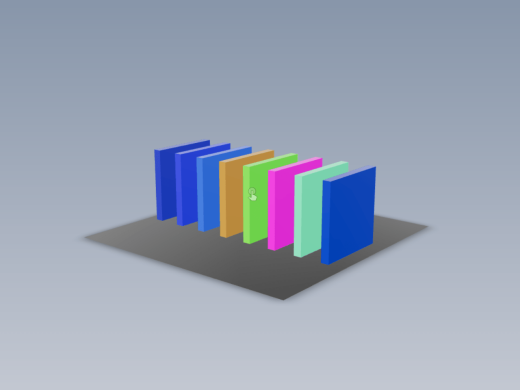 Blender 中的多米诺骨牌动画缩略图