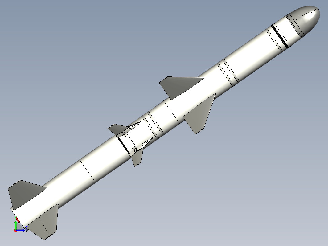 Kh-35涡轮喷气亚音速巡航导弹模型