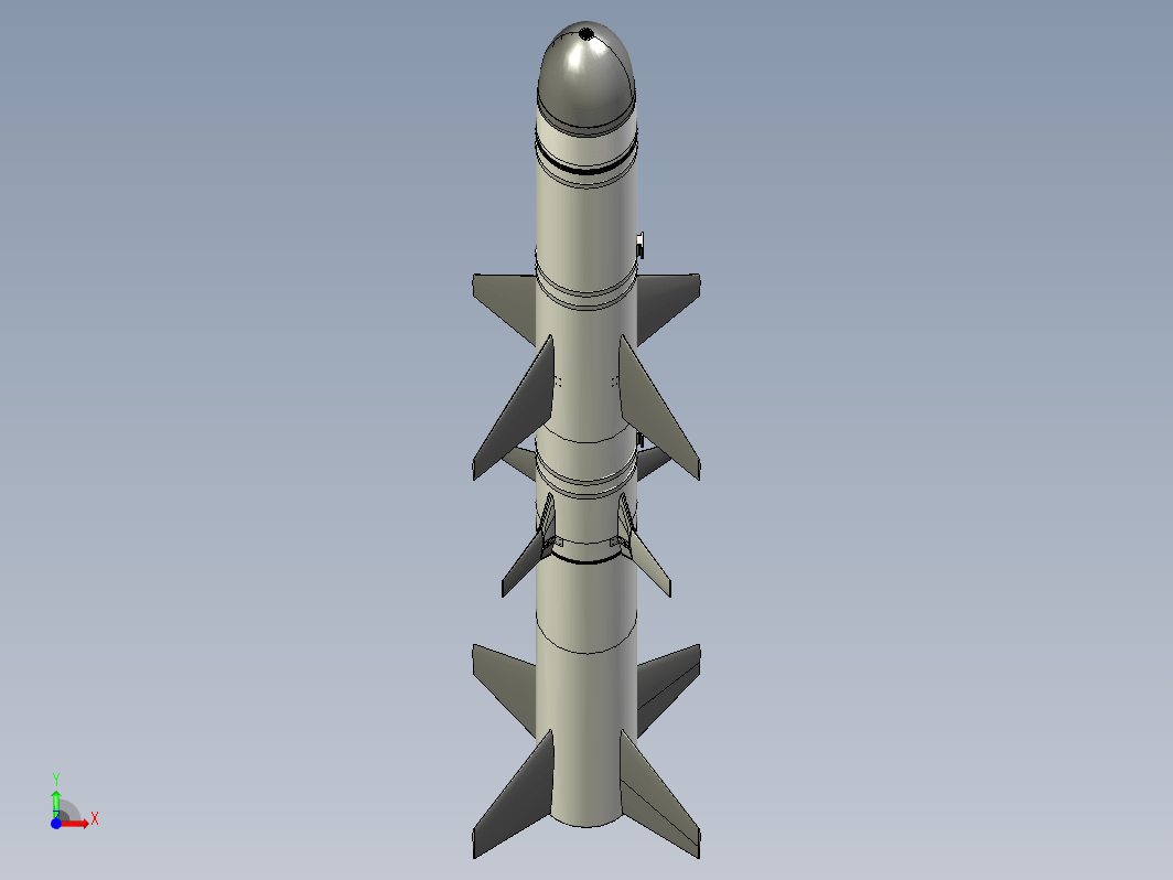 Kh-35涡轮喷气亚音速巡航导弹模型