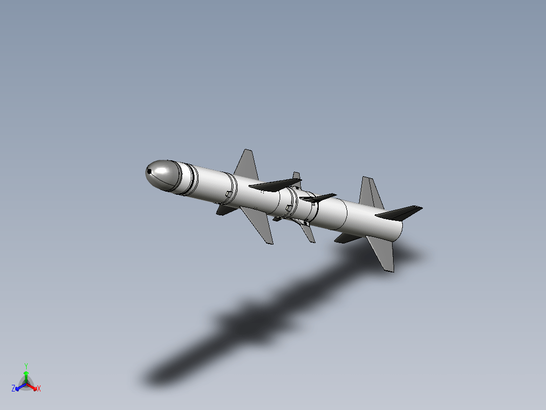 Kh-35涡轮喷气亚音速巡航导弹模型