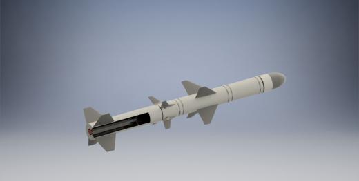 Kh-35涡轮喷气亚音速巡航导弹模型缩略图