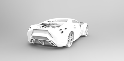 适合3D打印机的跑车缩略图