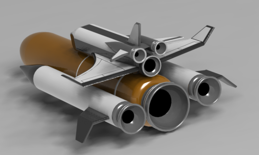 简易Space Shuttle航天飞机模型缩略图