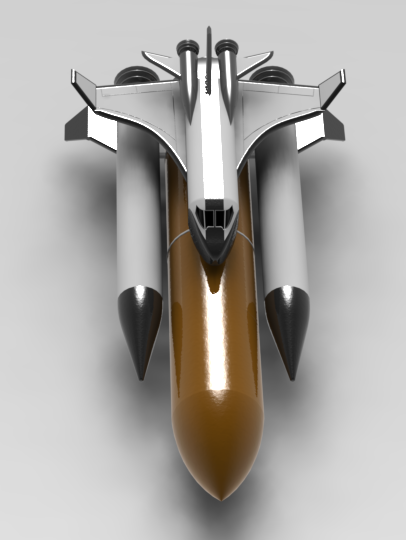 简易Space Shuttle航天飞机模型缩略图