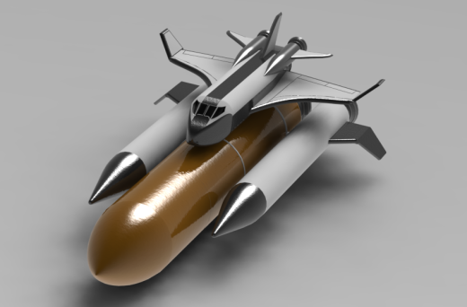 简易Space Shuttle航天飞机模型缩略图