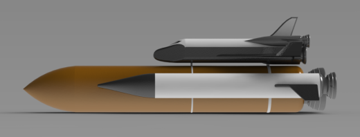 简易Space Shuttle航天飞机模型缩略图