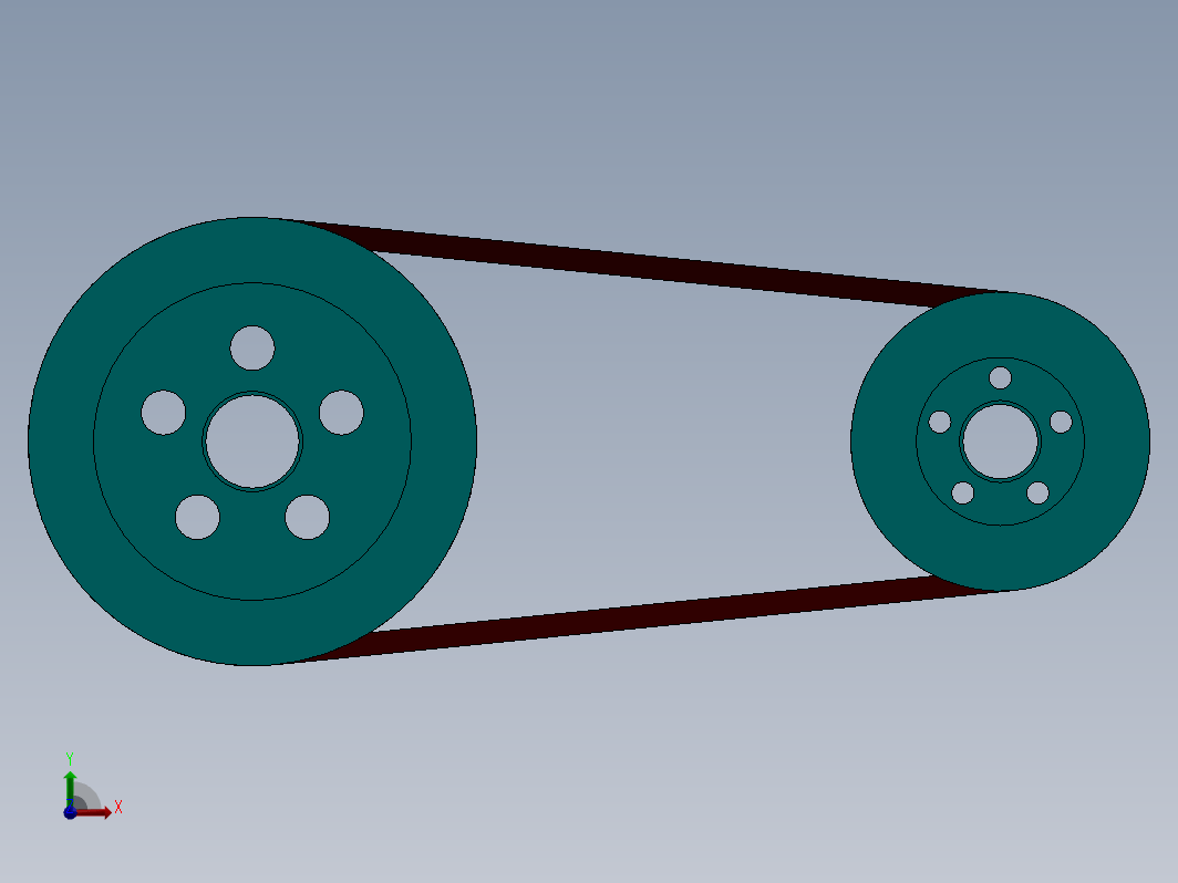 模拟皮带轮