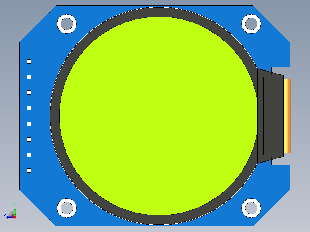 圆形液晶屏1.28寸GC9A01