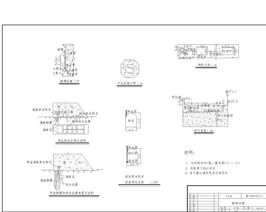 某重力坝大坝结构及布置毕业课程设计cad图纸缩略图