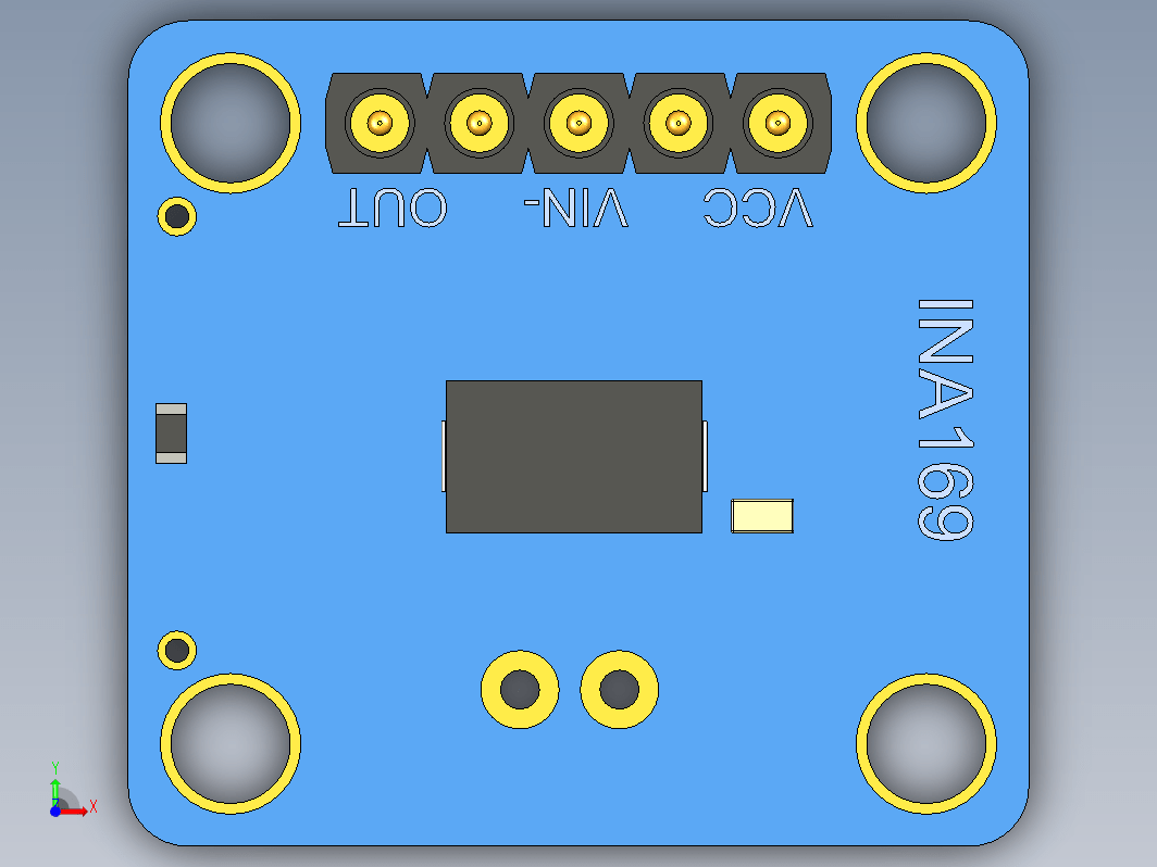 模拟直流电流传感器分线板