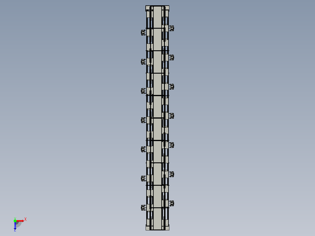 倍速链生产线 3D模型（SolidWorks设计，提供step(stp)_Sldprt文件）