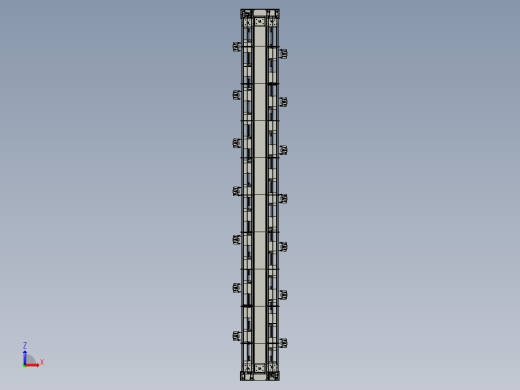 倍速链生产线 3D模型（SolidWorks设计，提供step(stp)_Sldprt文件）缩略图