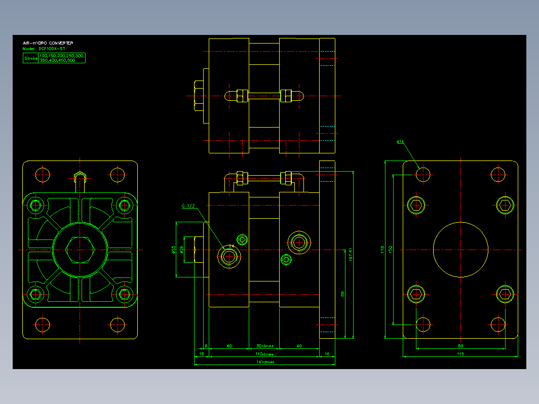 气缸 DC100-F