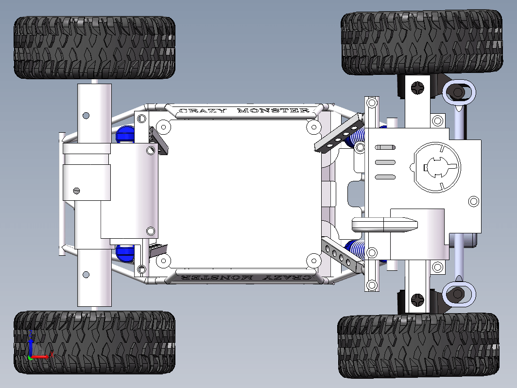 四驱越野玩具车