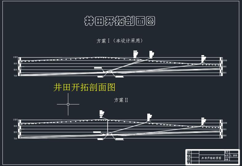 某年产120万吨煤矿采矿工程初步设计+CAD+说明书