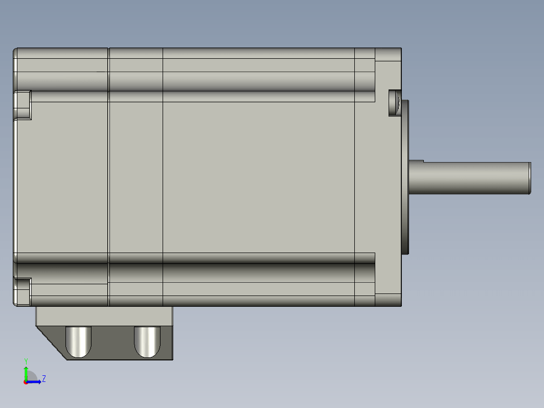 YK260EC65E1-KZ01  60mm两相闭环步进电机（3D）