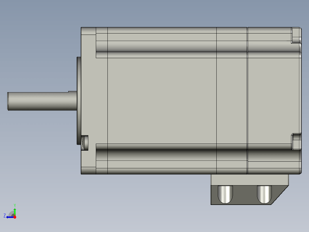 YK260EC65E1-KZ01  60mm两相闭环步进电机（3D）