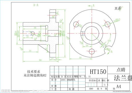 HT150法兰盘（3D）缩略图