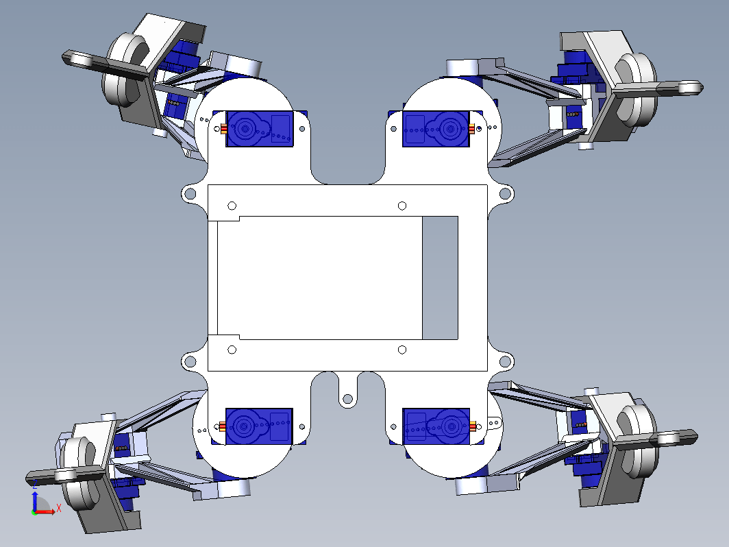 sef crawling四足爬行机器人