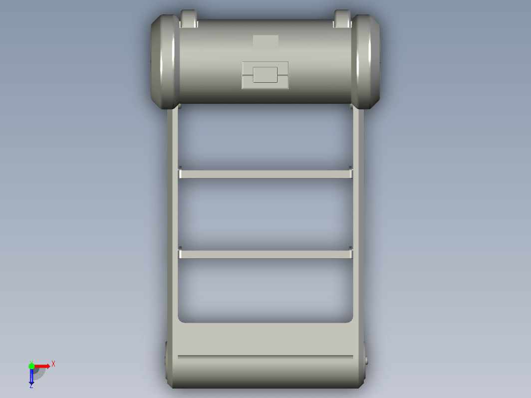 送餐机器人3D三维Step无参