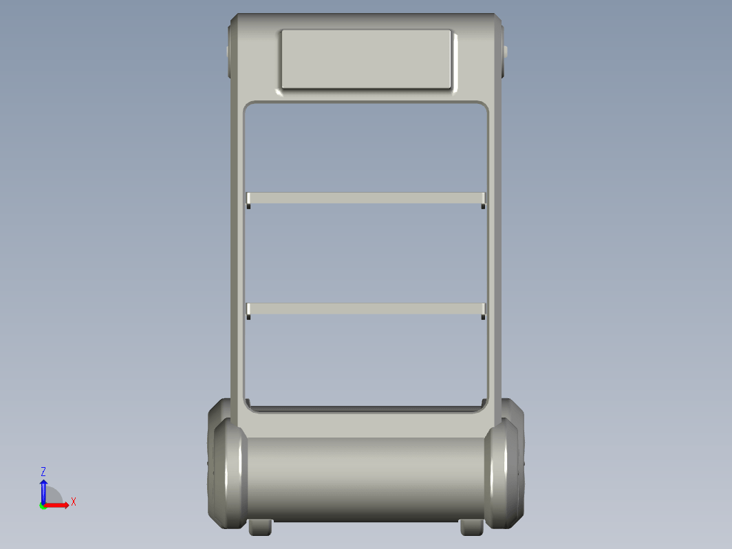 送餐机器人3D三维Step无参