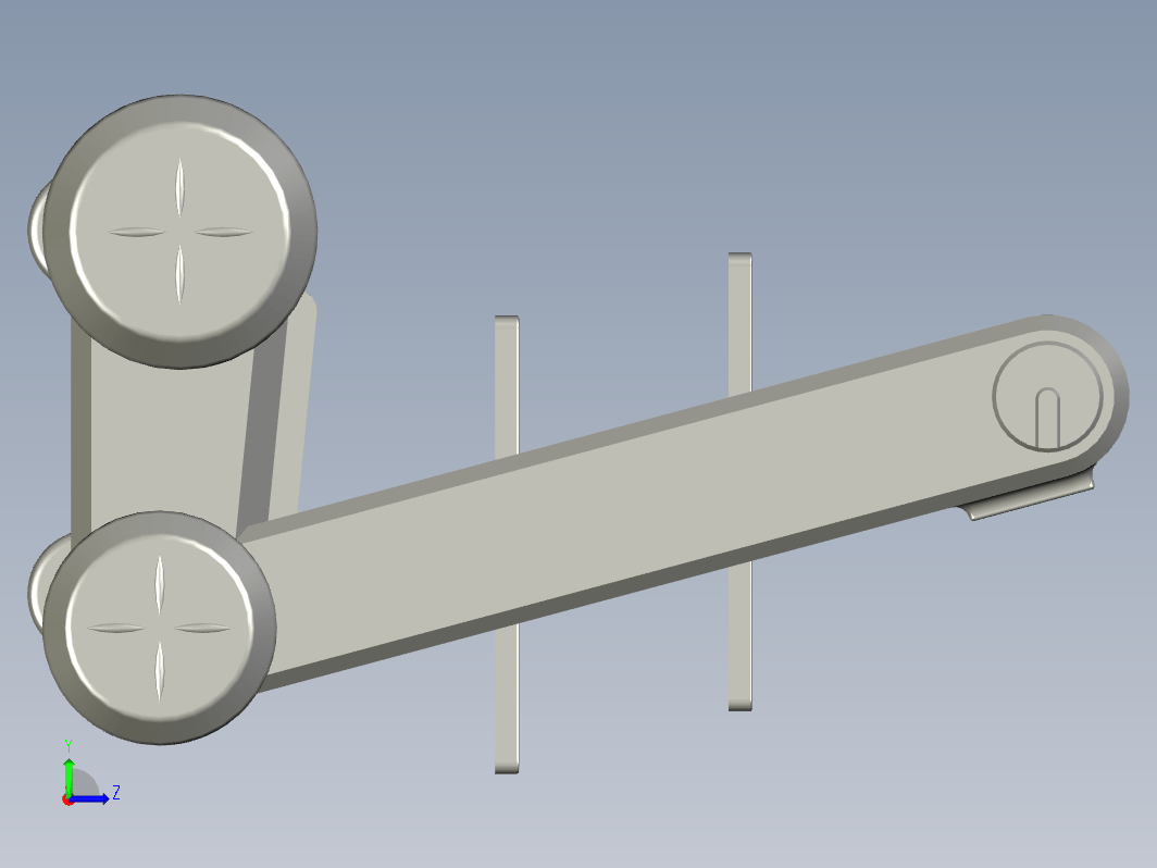 送餐机器人3D三维Step无参