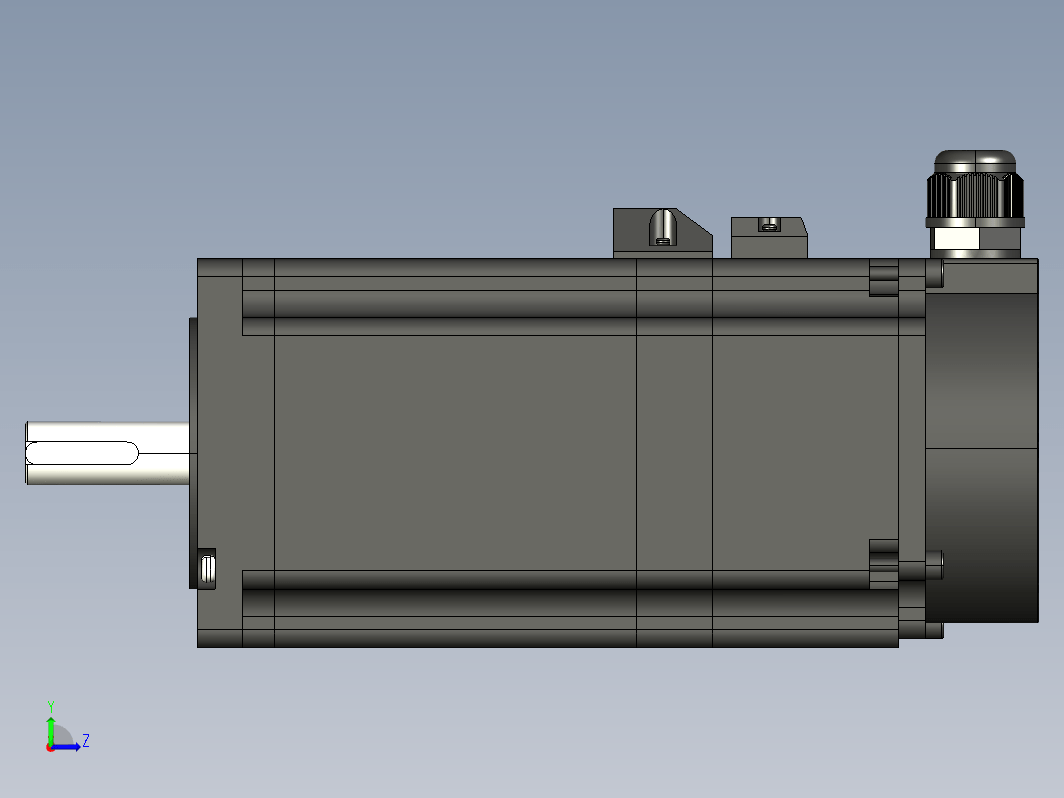 步进电机3D图86J18118EC-1000-SC