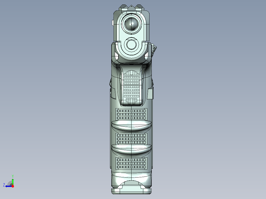 【2219】格洛克G34战术手枪UG设计