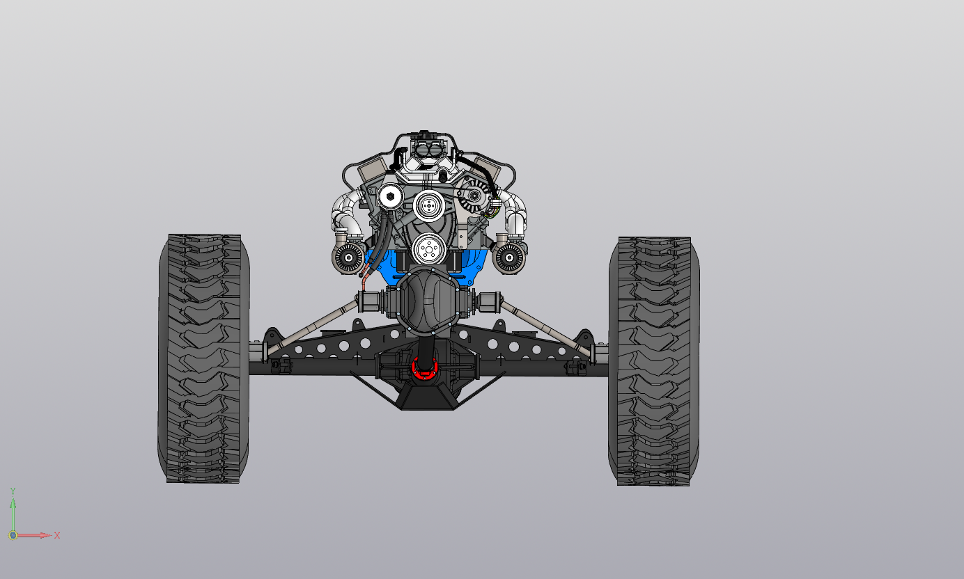 4wd Baja卡车底盘结构