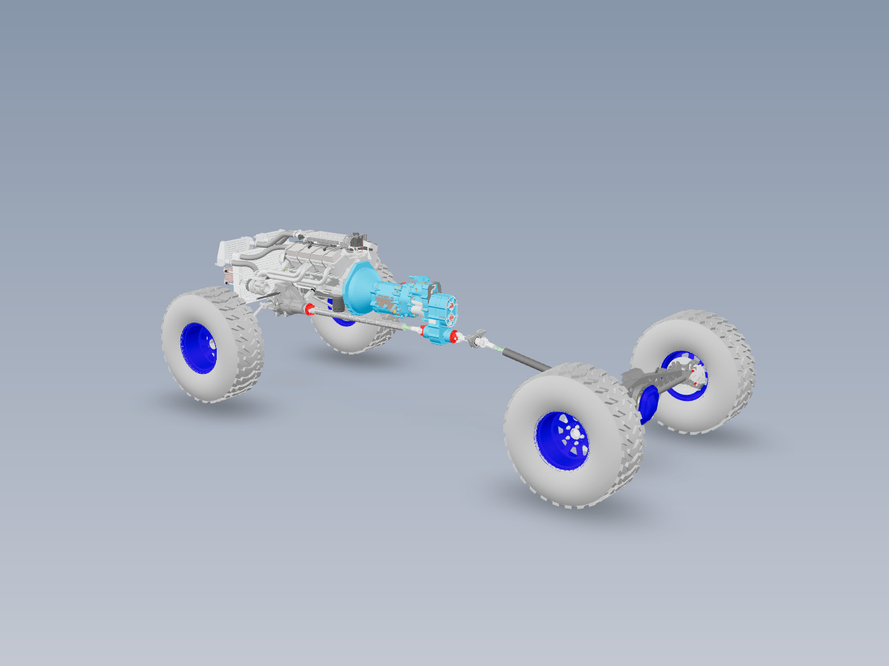 4wd Baja卡车底盘结构