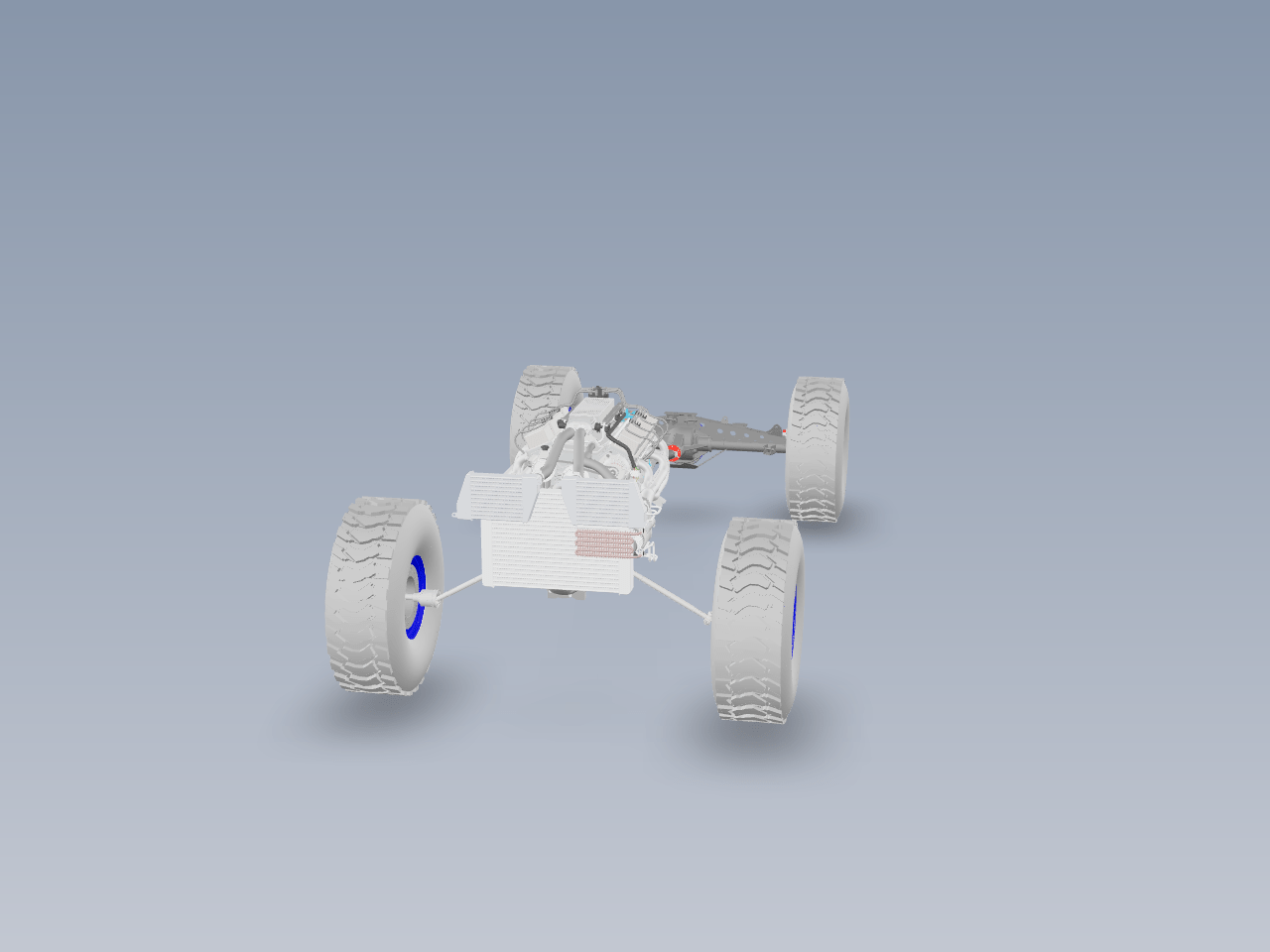 4wd Baja卡车底盘结构