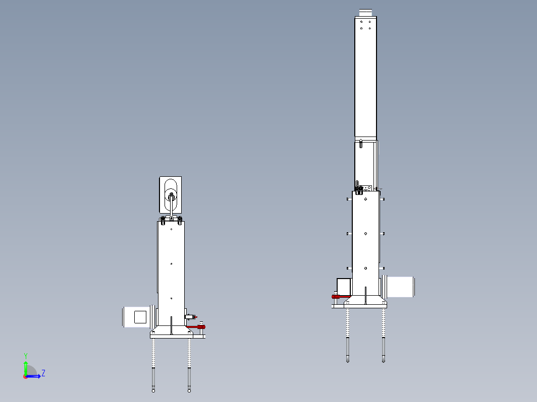 Floor folding lift地板折叠升降机