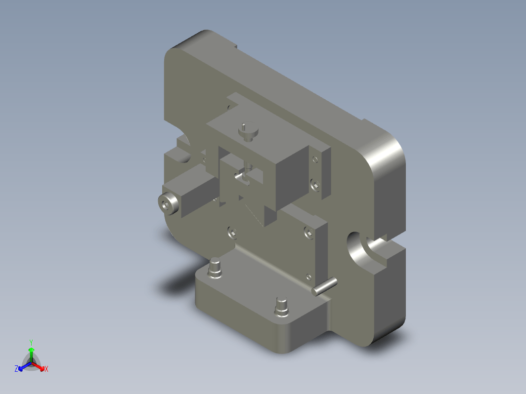 立式轴承座机械加工工艺规程及专用夹具设计三维ProE4.0带参+CAD+说明书