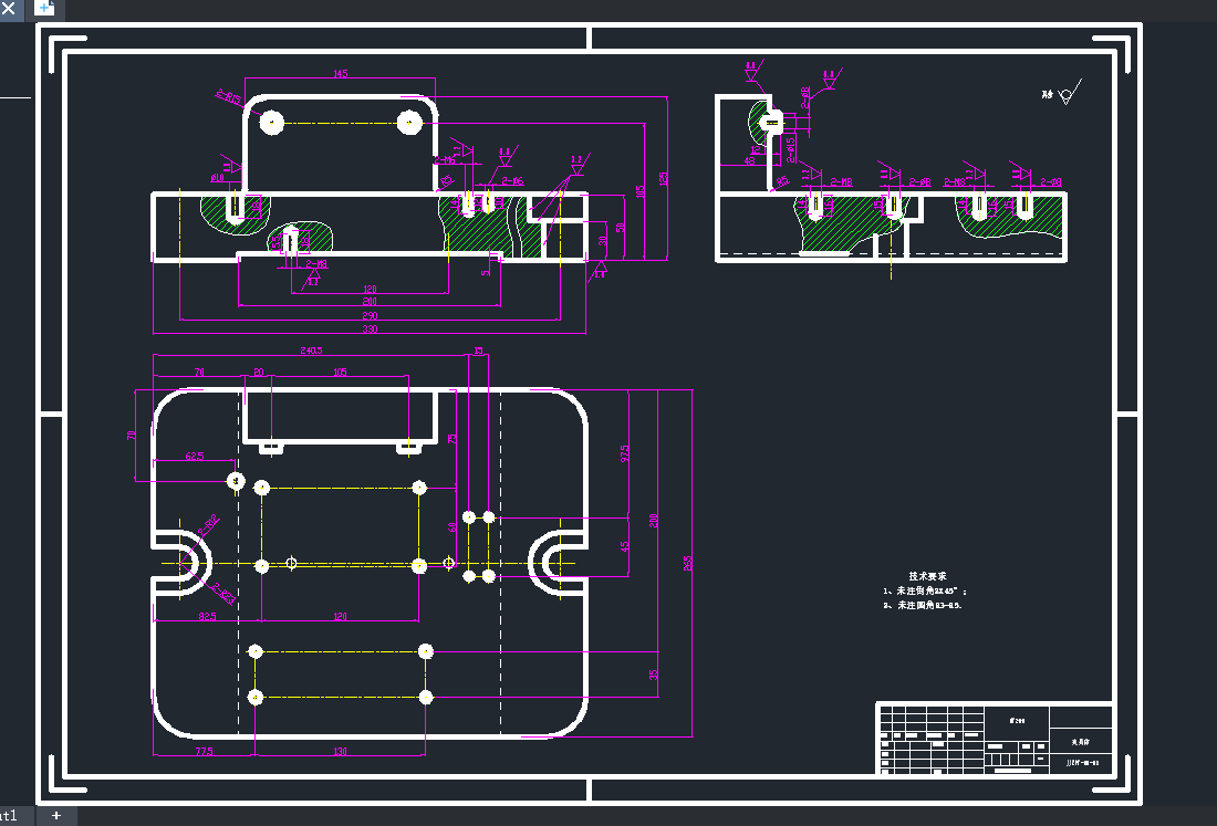 立式轴承座机械加工工艺规程及专用夹具设计三维ProE4.0带参+CAD+说明书