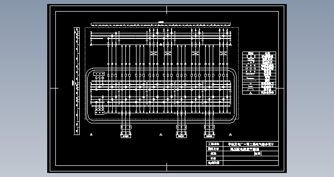 4×200MW火力发电厂一期工程电气设计CAD+说明