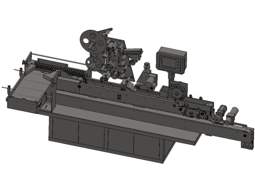 卧式贴标入托一体机（口服液贴标入托） 缩略图