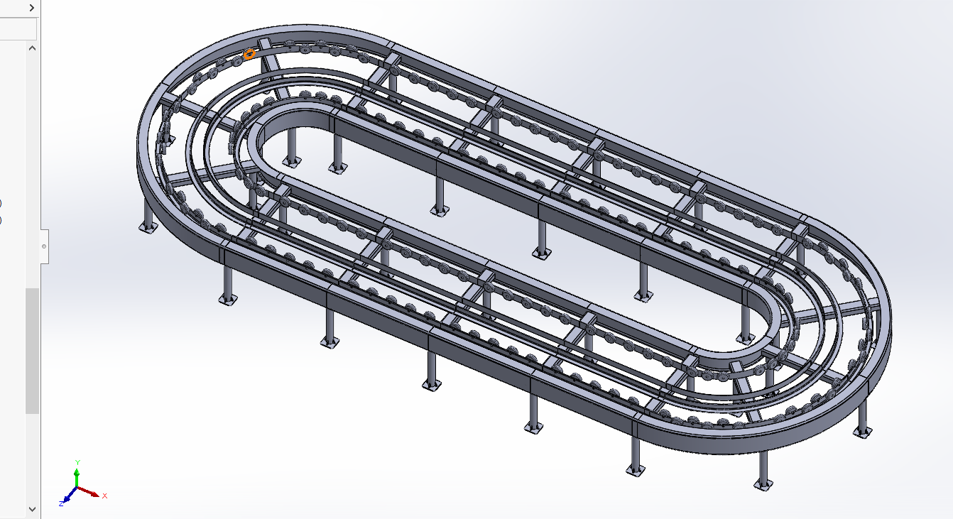 环形平板输送机 Plate Flat Conveyor