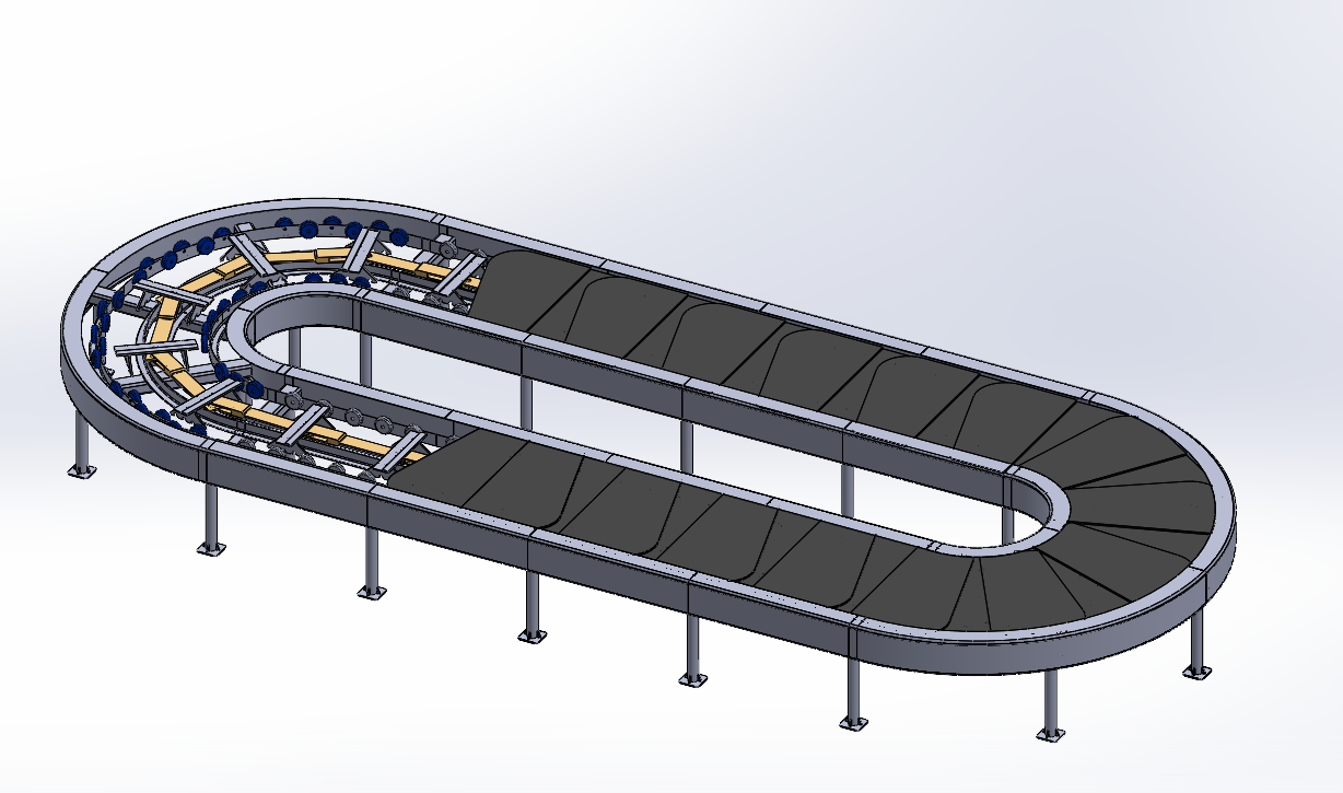 环形平板输送机 Plate Flat Conveyor