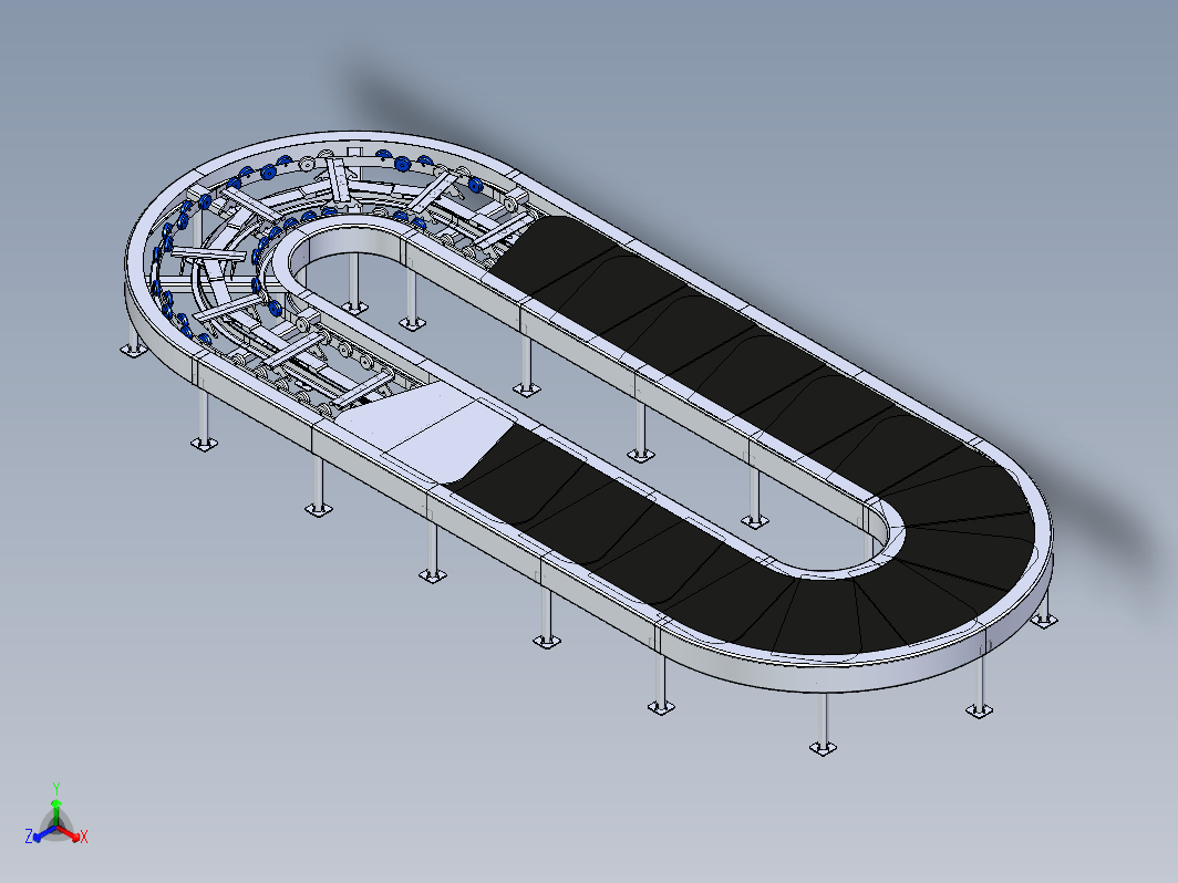 环形平板输送机 Plate Flat Conveyor